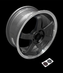 6 Spoke Wheel, Grey, 17x7.5, 5x114.3, ET38, 73.1mm