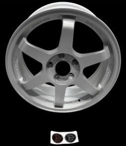 6 Spoke Wheel, Met. White, 17x7.5, 5x114.3, ET38, 73.1mm