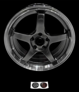 5 Spoke Wheel, Grey, 17x8.0, 5x114.3, ET35, 73.1mm