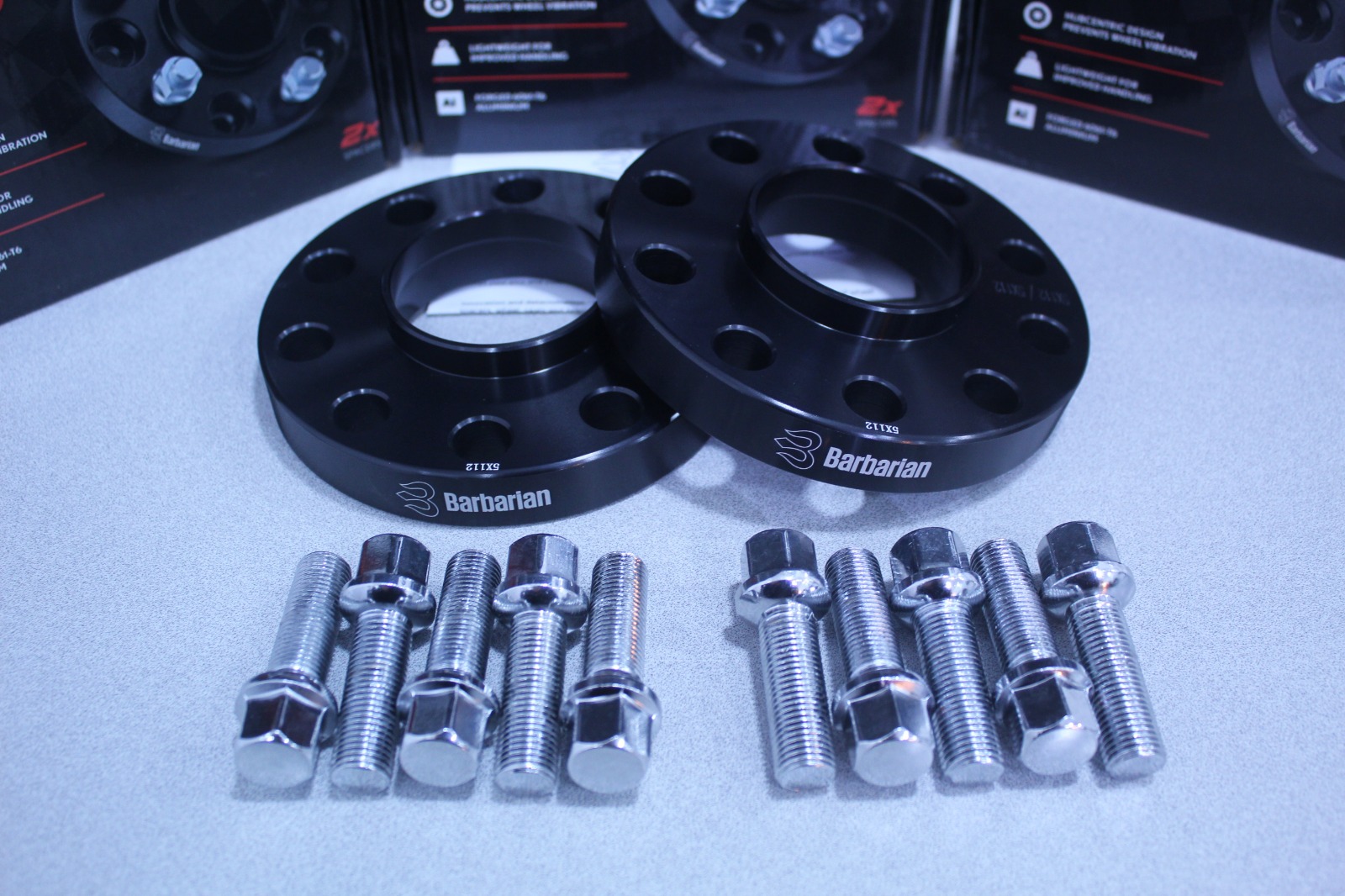 Black 20mm Mercedes X167 GLS Wheel Spacers 19-