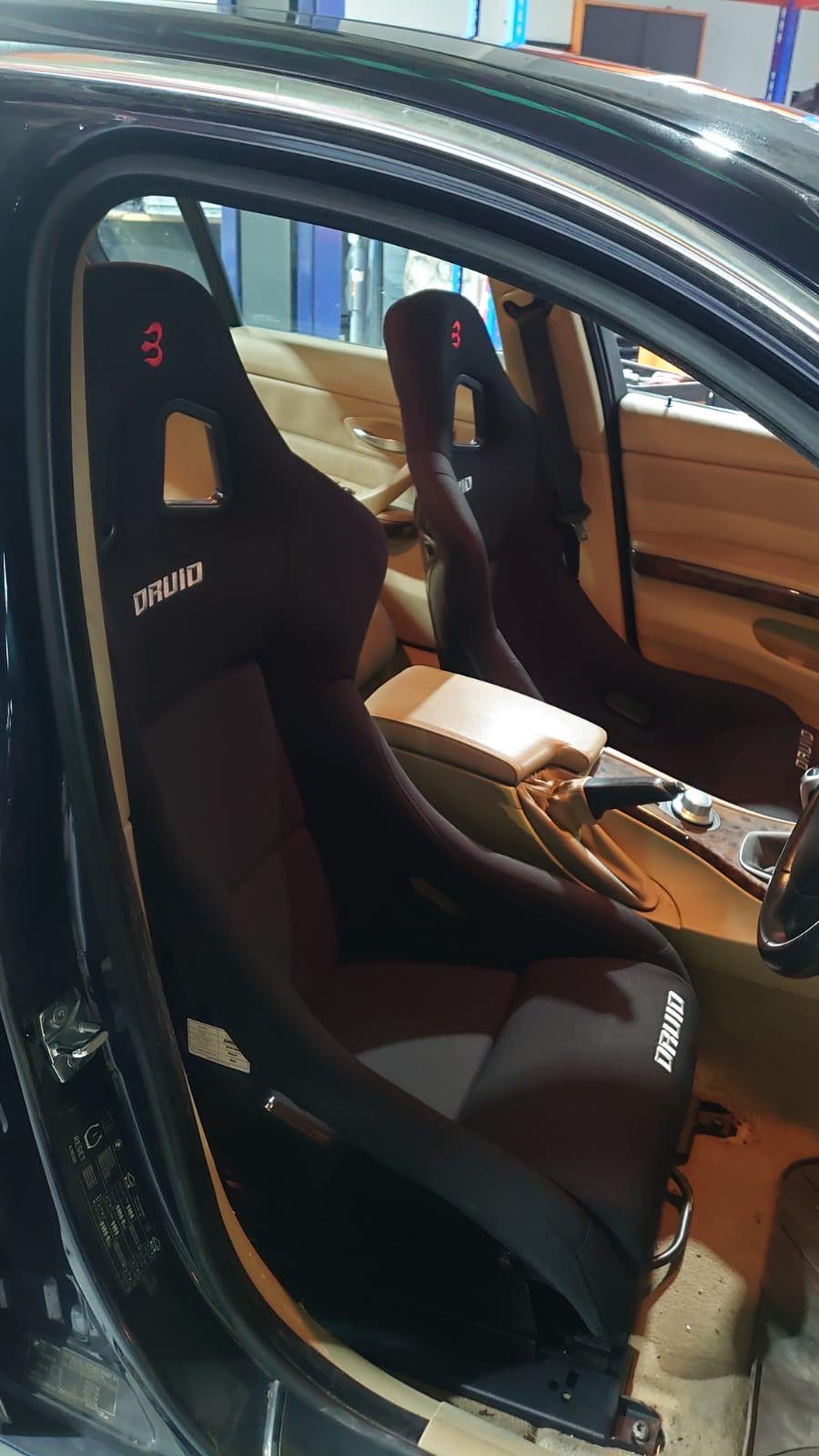 BMW 3-Series 320i/325i/330i E9* DRUID Bucket Seat Package 05-13