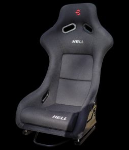 Barbarian HELL Sim Racing Bucket Seat with Side Mounts & Sliders